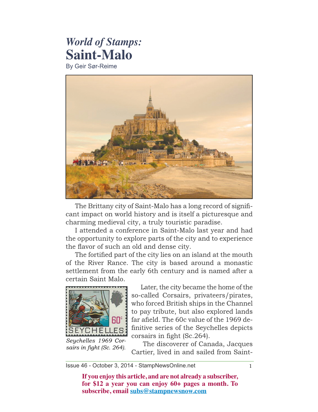 Saint-Malo by Geir Sør-Reime