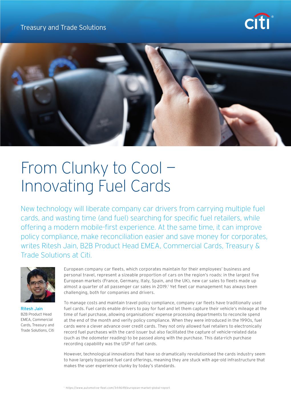 From Clunky to Cool — Innovating Fuel Cards