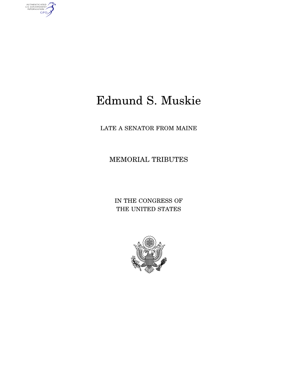 Edmund S. Muskie