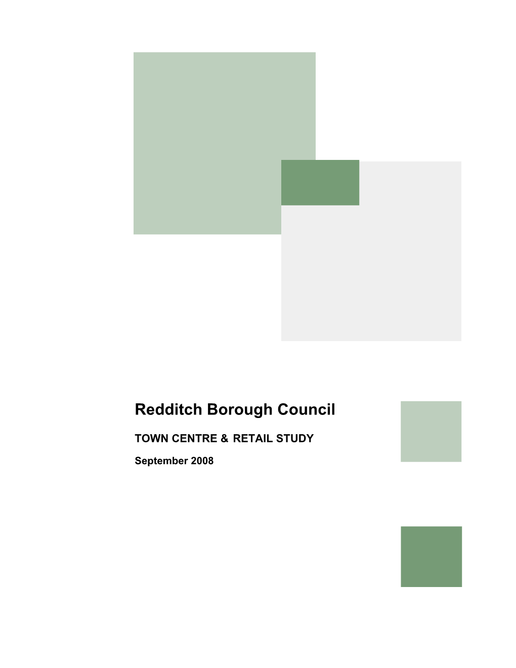 CDR9.3A Redditch Borough Council Town Centre and Retail Study