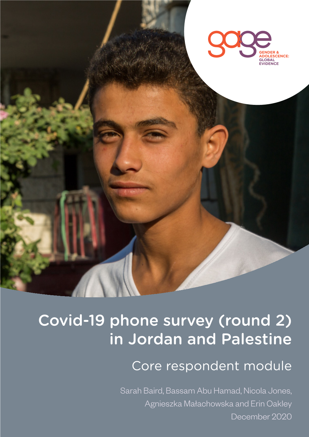 Covid-19 Phone Survey (Round 2) in Jordan and Palestine Core Respondent Module