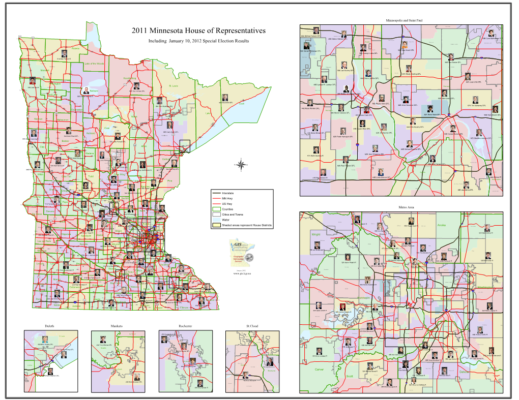 2011 Minnesota House of Representatives Brooklyn Park Fridley ¤£10 Brooklyn Center 75 46A Michael Nelson DFL 694 ¤£ 59 ¨¦§ St