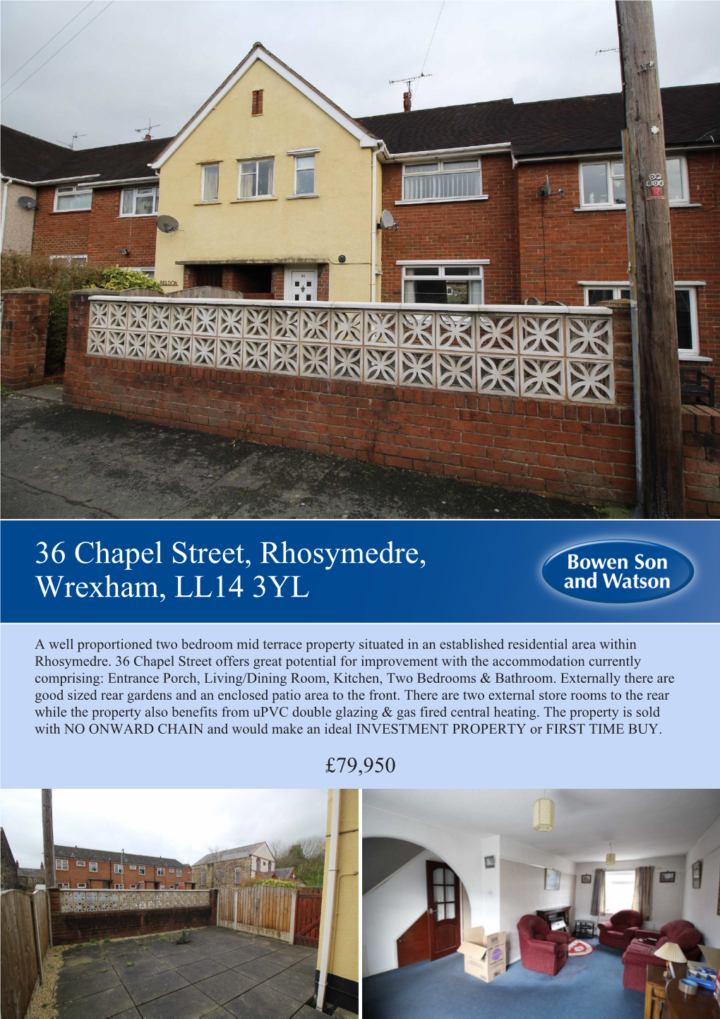 36 Chapel Street, Rhosymedre, Wrexham, LL14 3YL