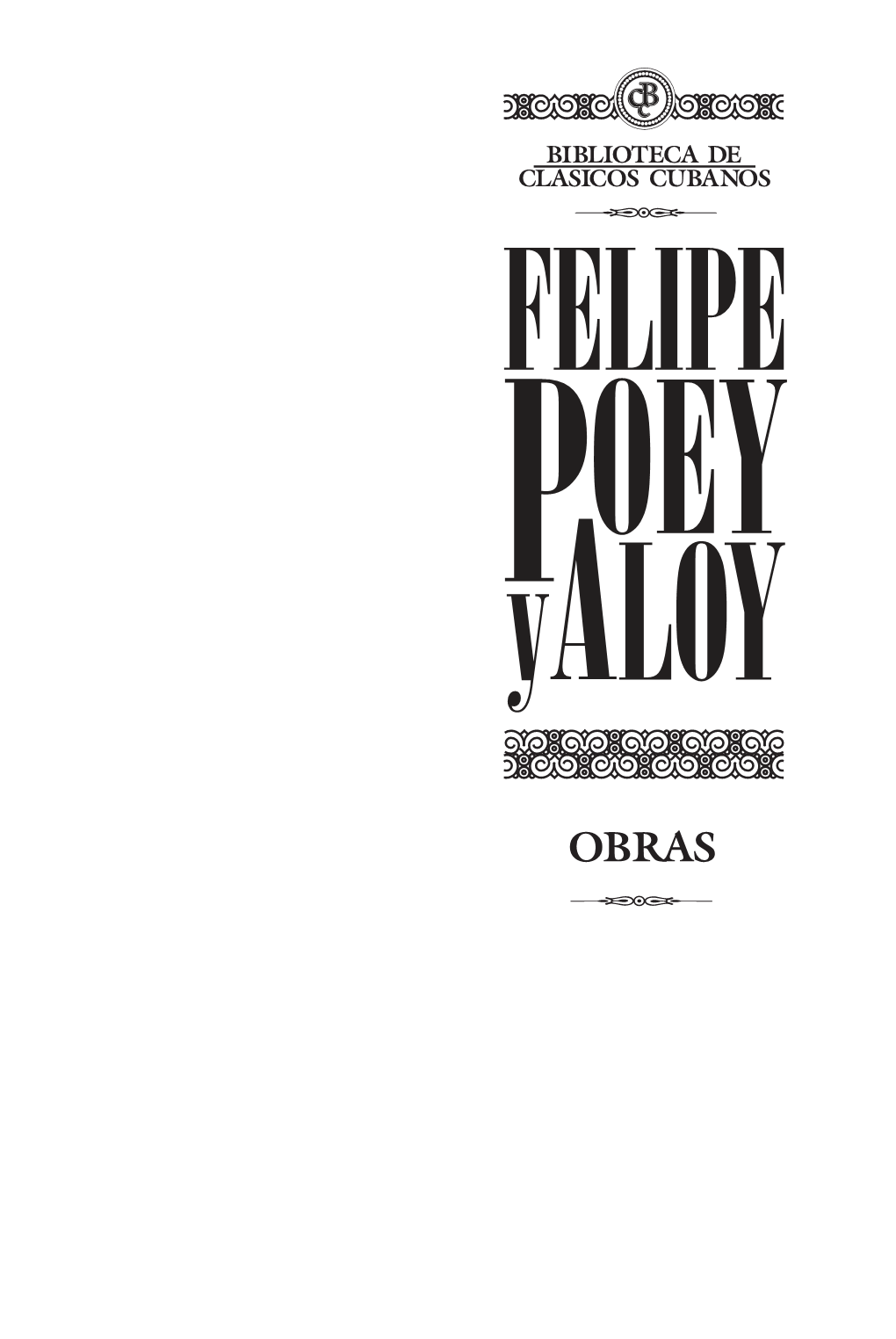 Obras Felipe Poey Y Aloy
