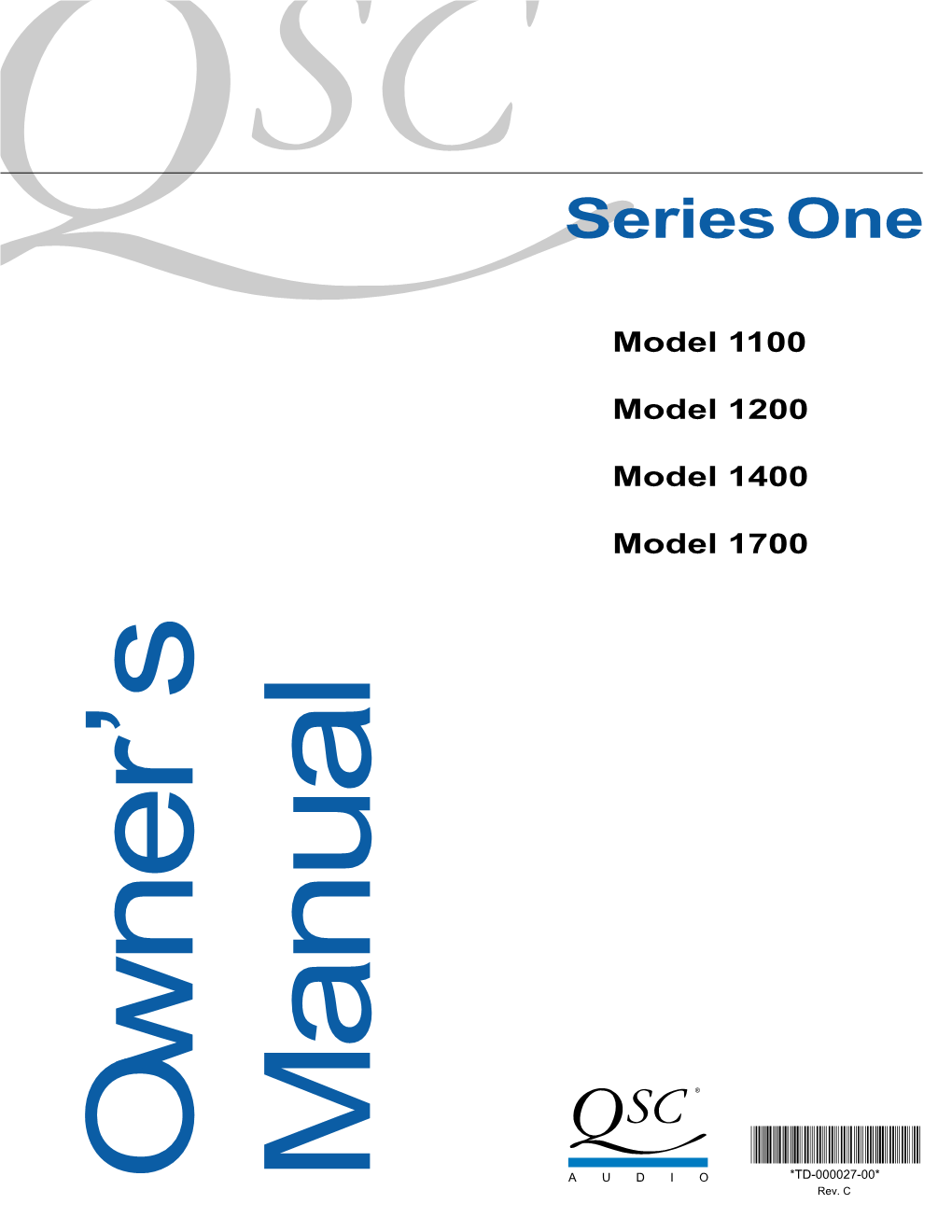 Series One Manual