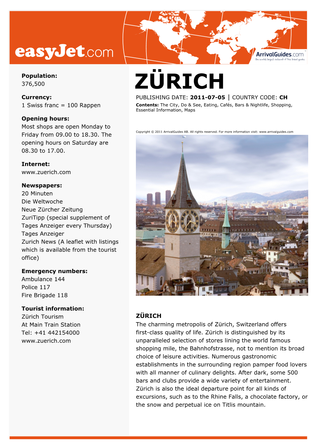 Zurich Guide