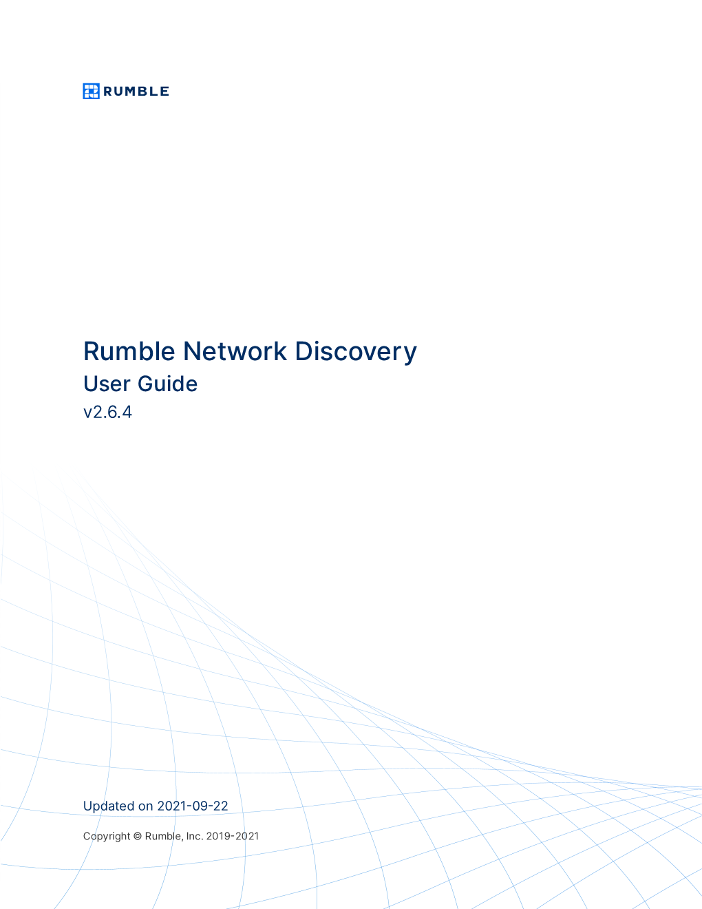 Rumble Network Discovery User Guide V2.6.4