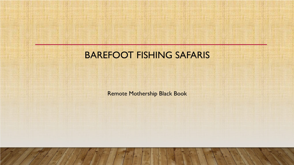 Barefoot Fishing Safaris