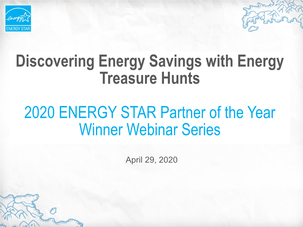 Discover Energy Savings with Treasure Hunts