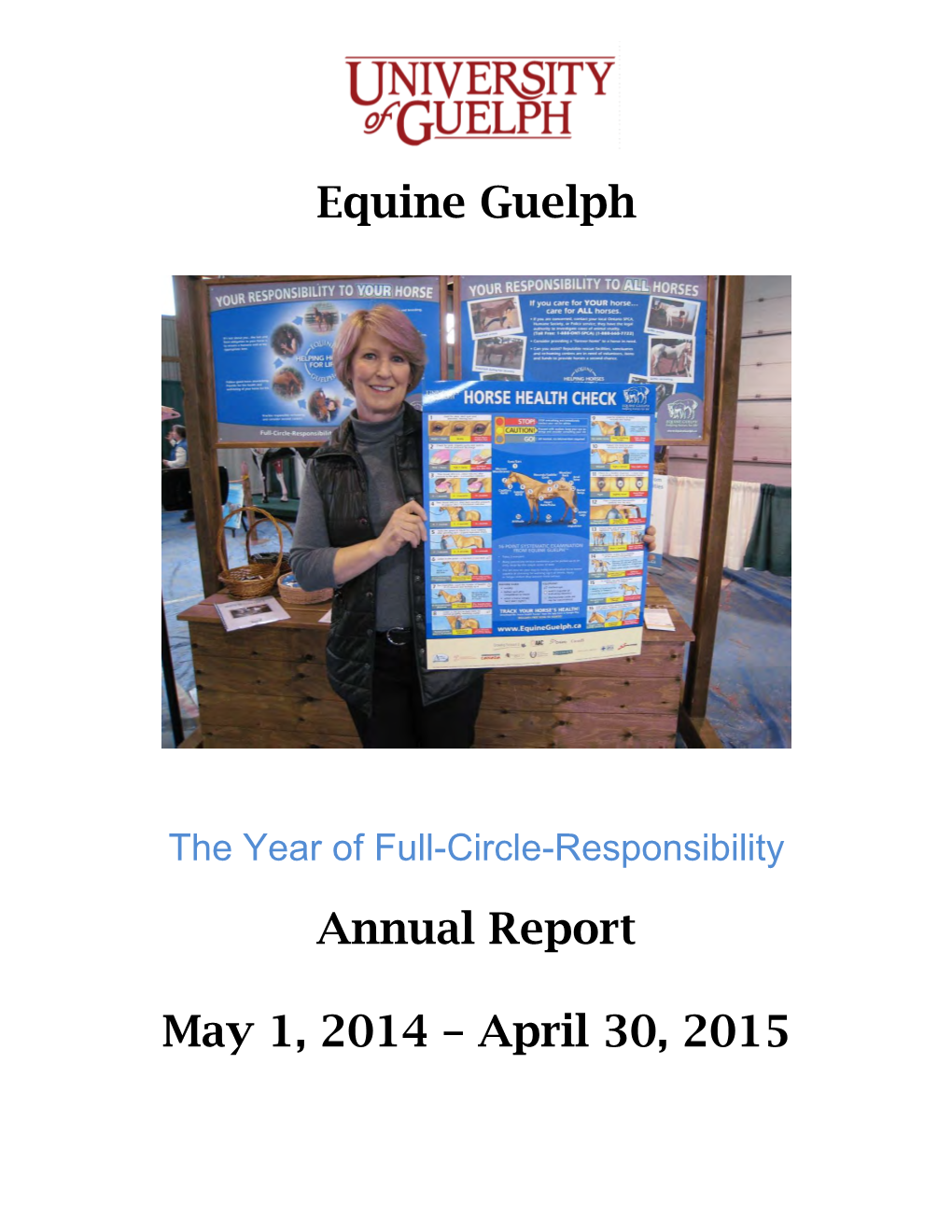 Annual Report May 1, 2014 – April 30, 2015
