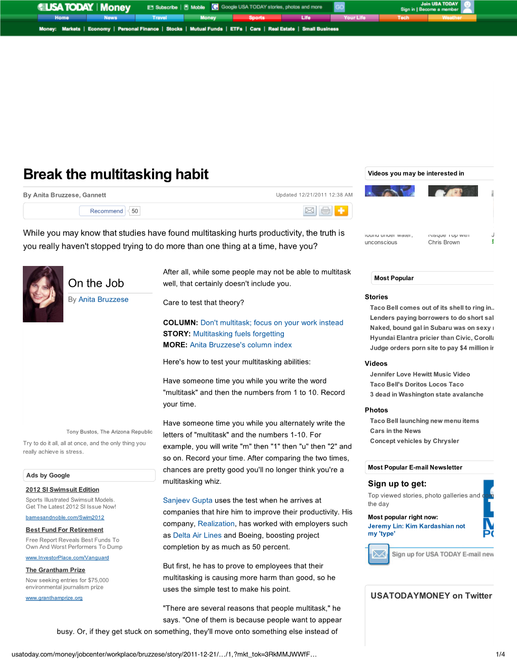Break the Multitasking Habit Videos You May Be Interested In