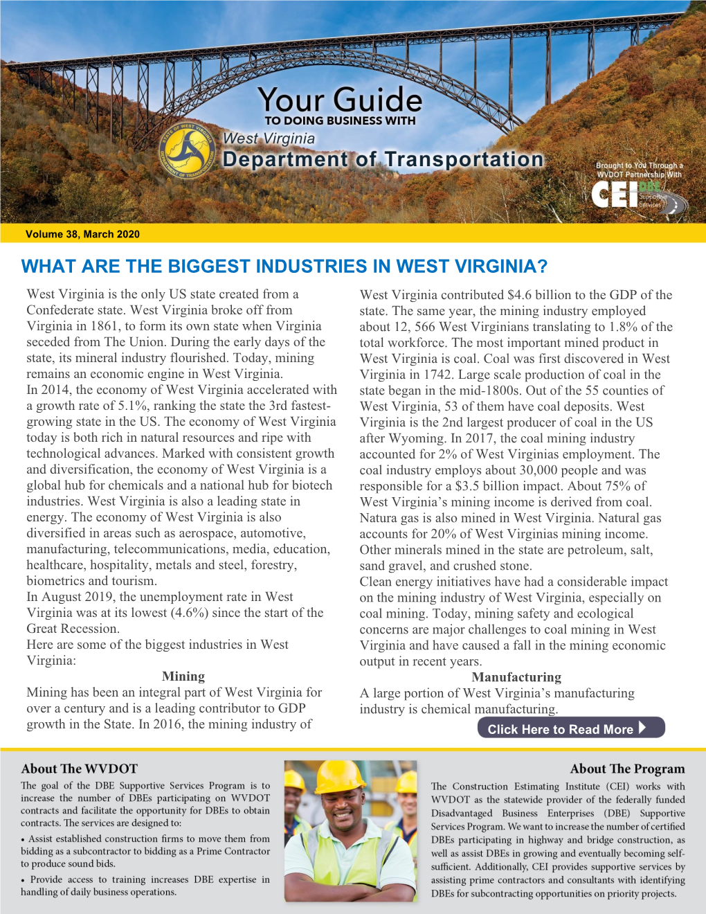 What Are the Biggest Industries in West Virginia?