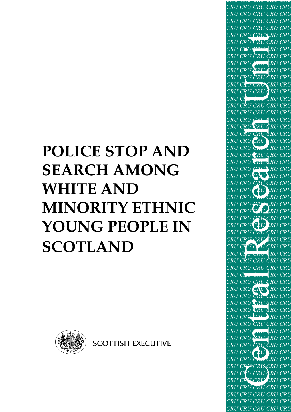 Stop and Search Final Report