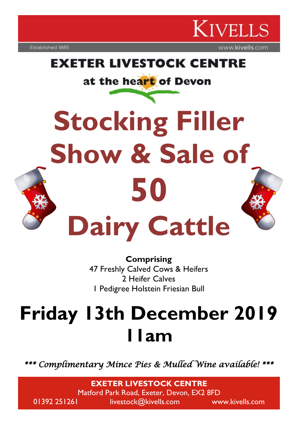 Stocking Filler Show & Sale of Dairy Cattle