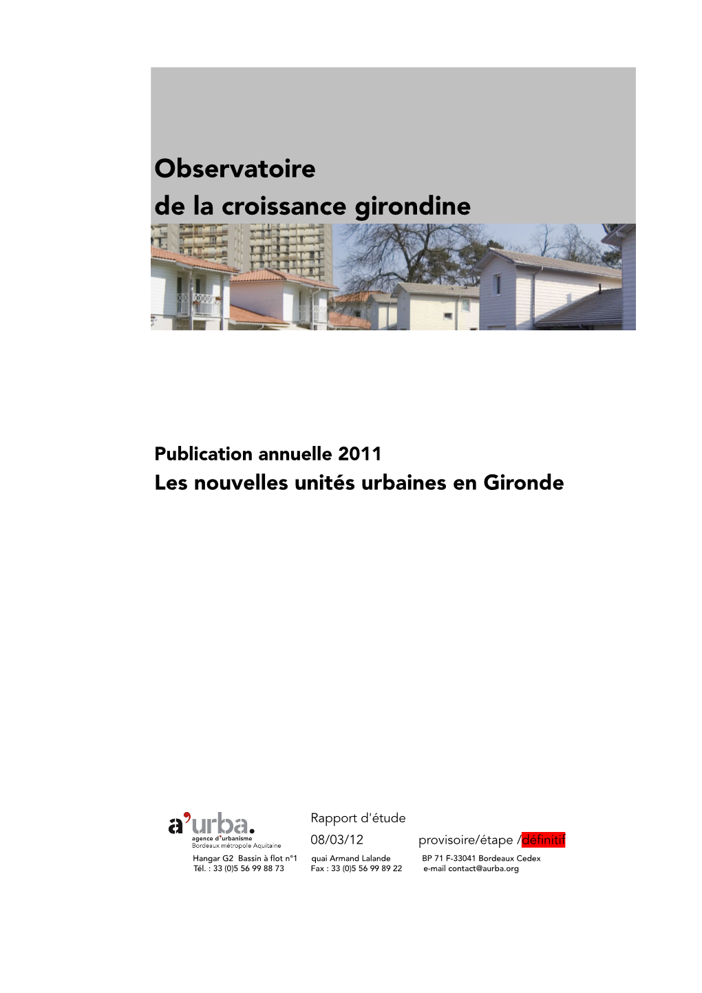 Observatoire De La Croissance Girondine