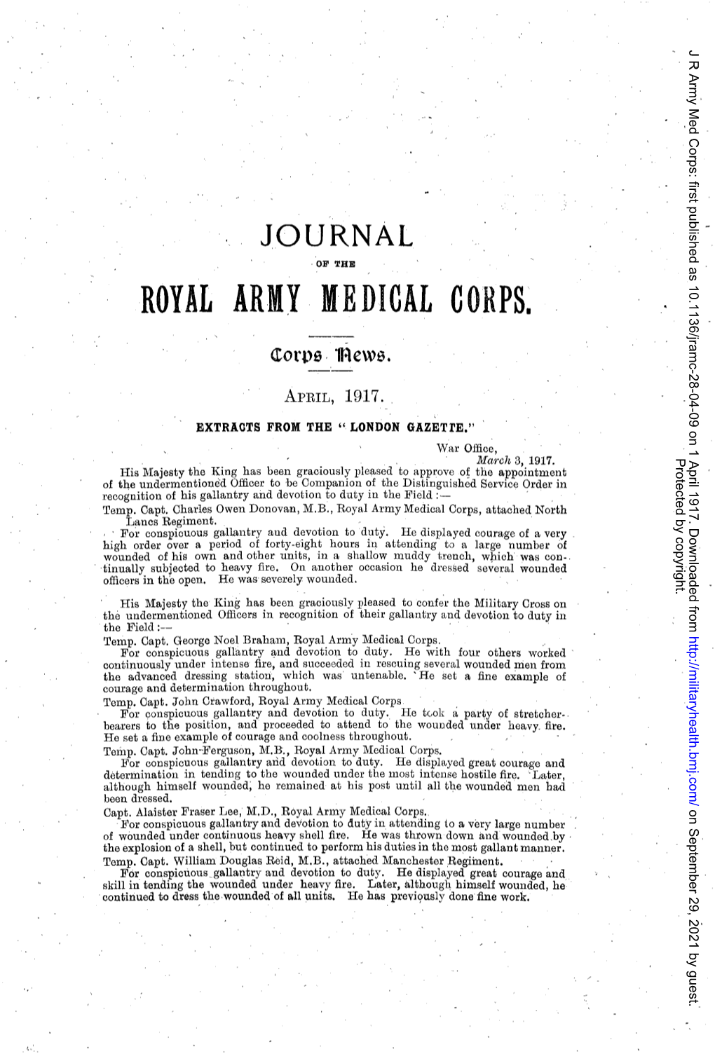 Royal Army Medical Corps