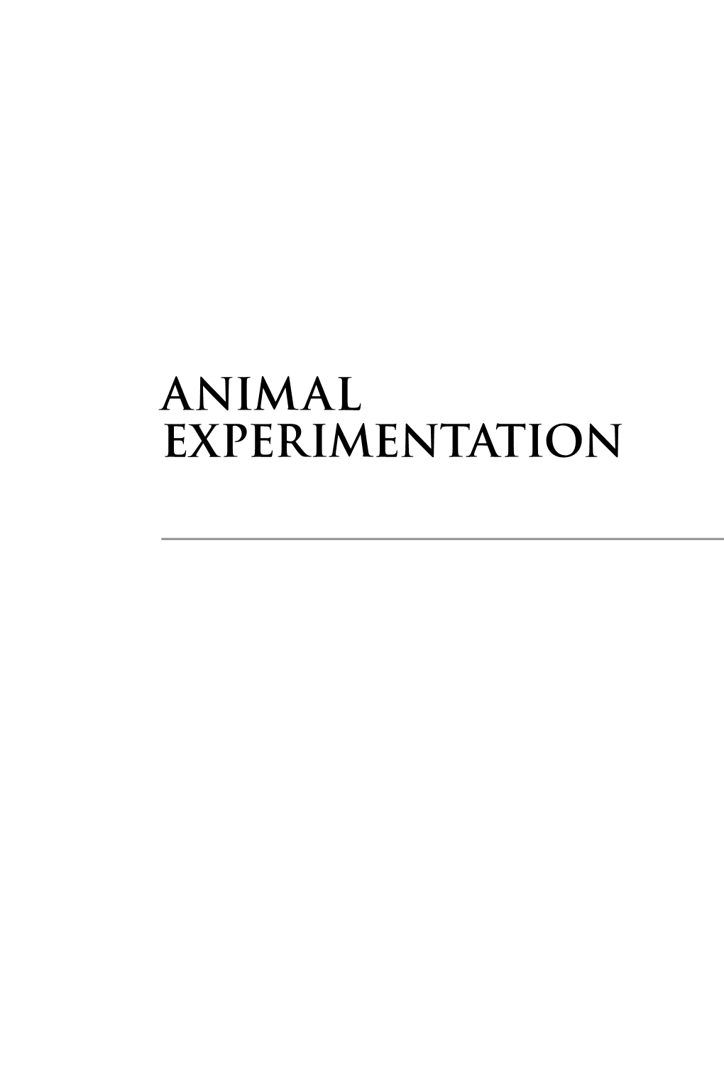 Animal Experimentation AI Animal Experim