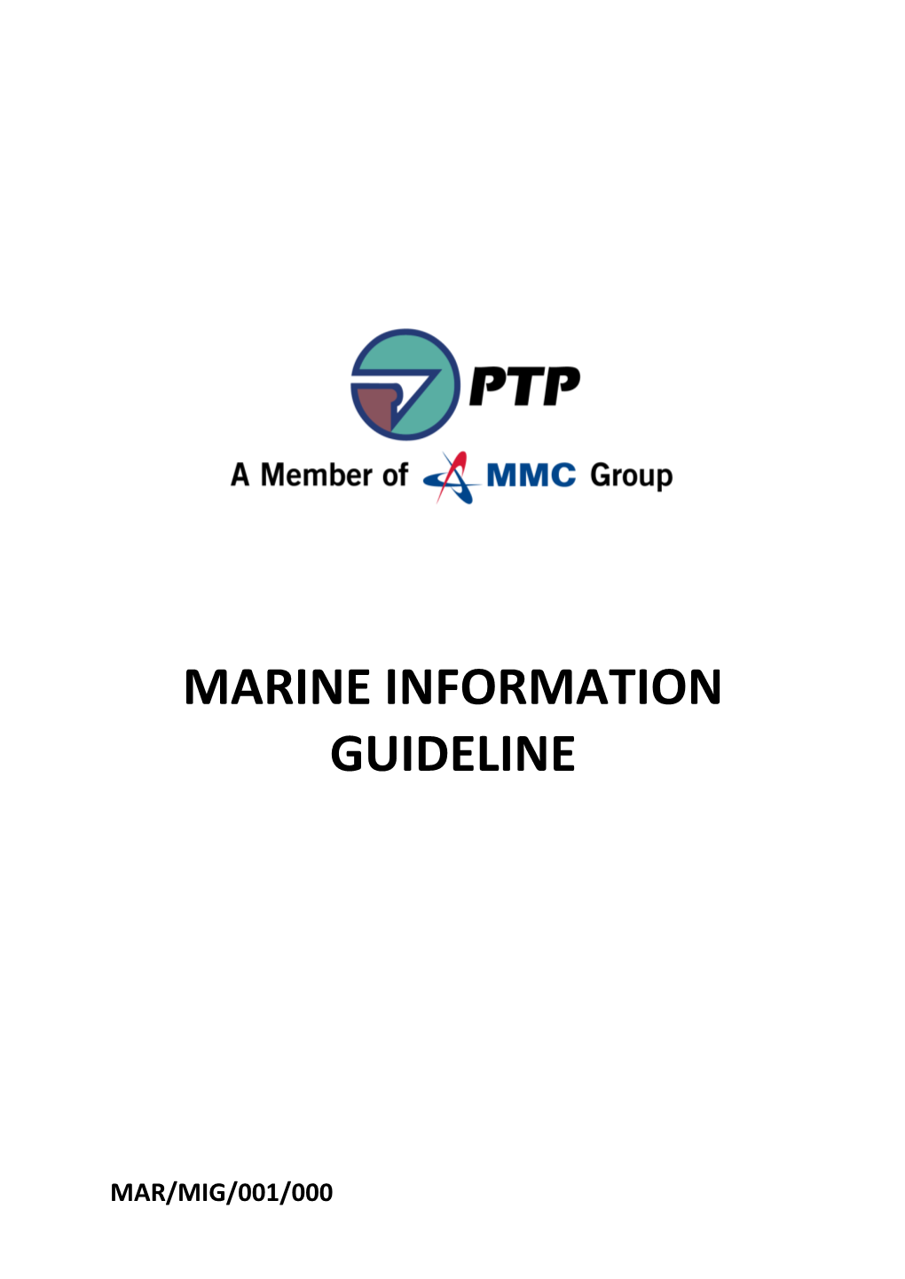 Pelabuhan Tanjung Pelepas Marine Information Guideline