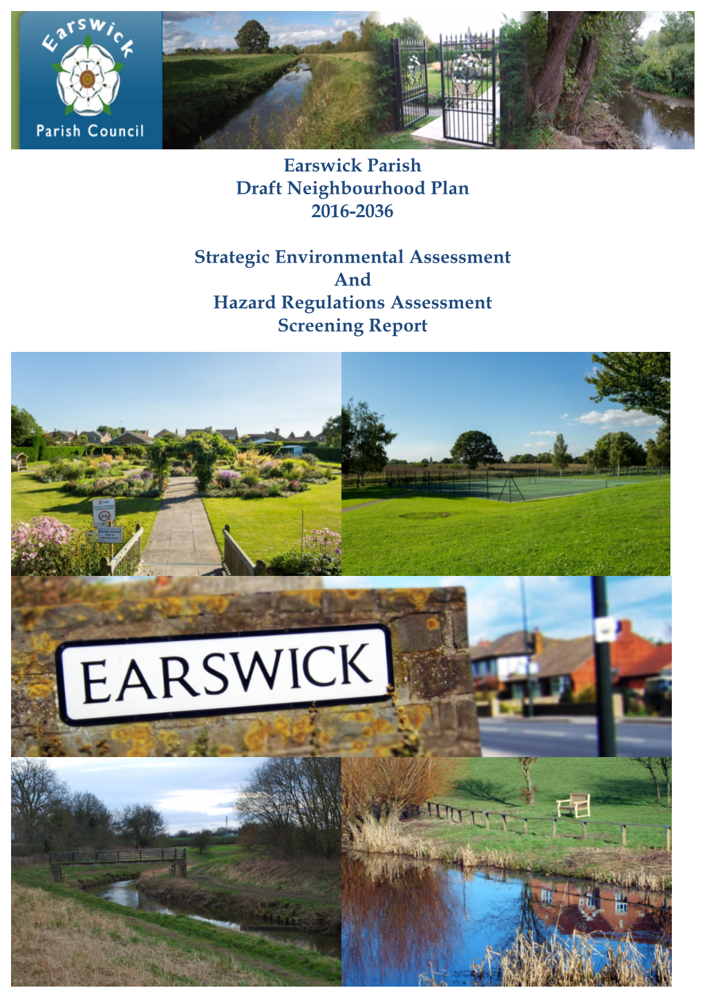 Earswick Parish Draft Neighbourhood Plan 2016-2036 Strategic