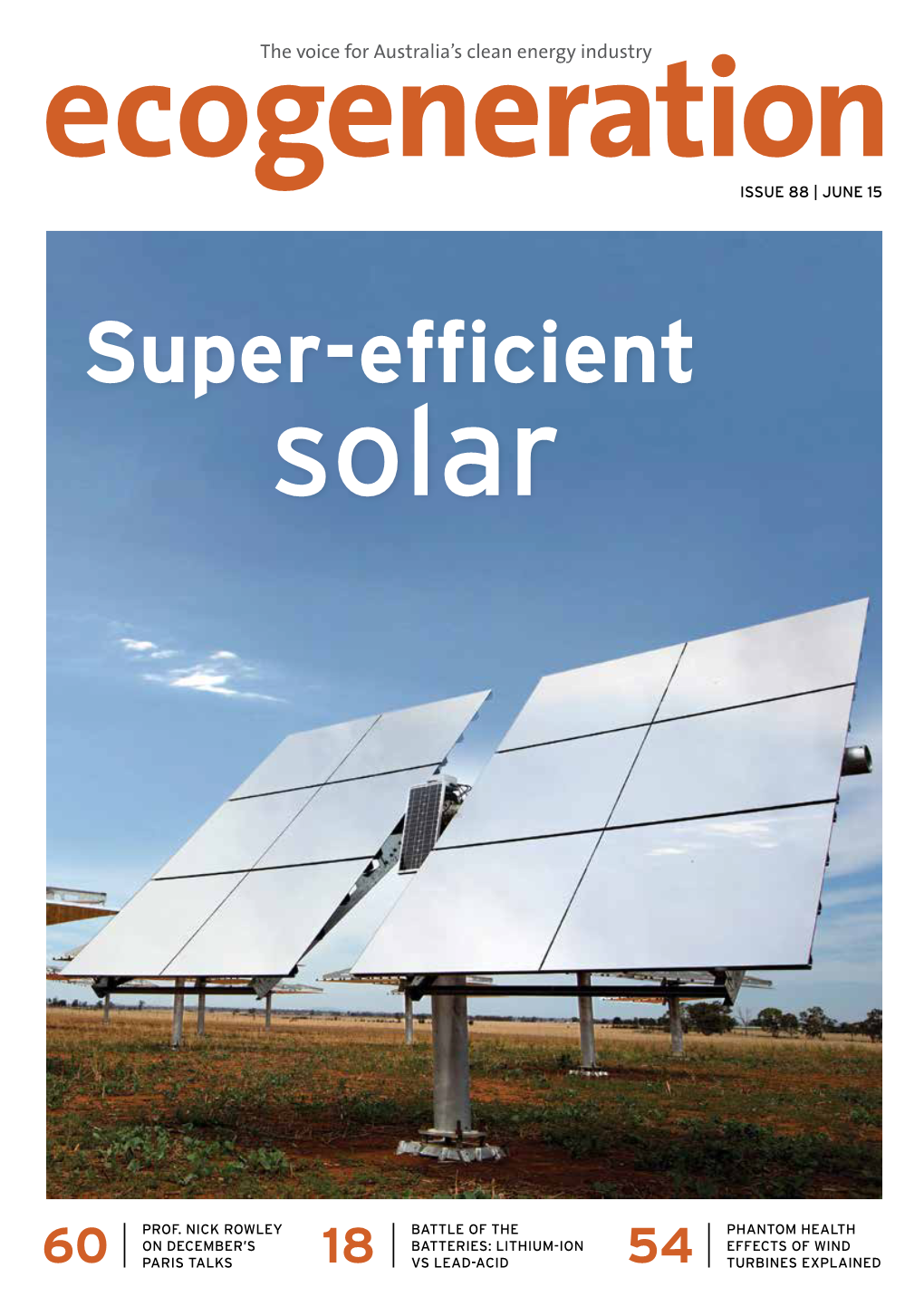 Super-Efficient Solar