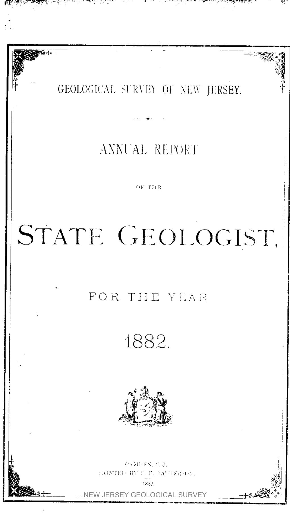 Annual Report of the State Geologist for the Year 1882