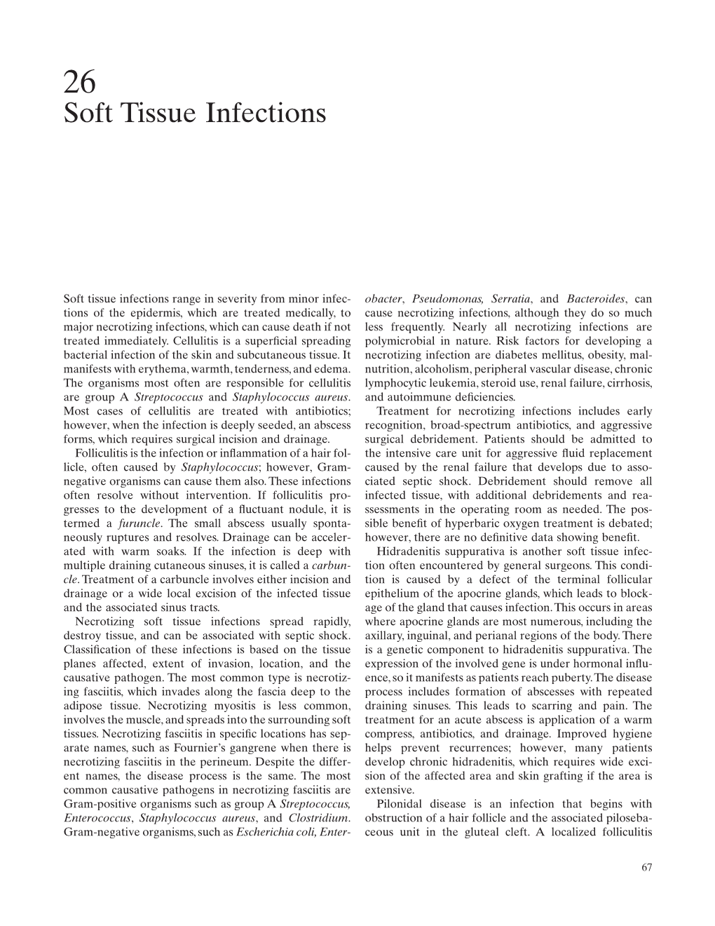 Soft Tissue Infections