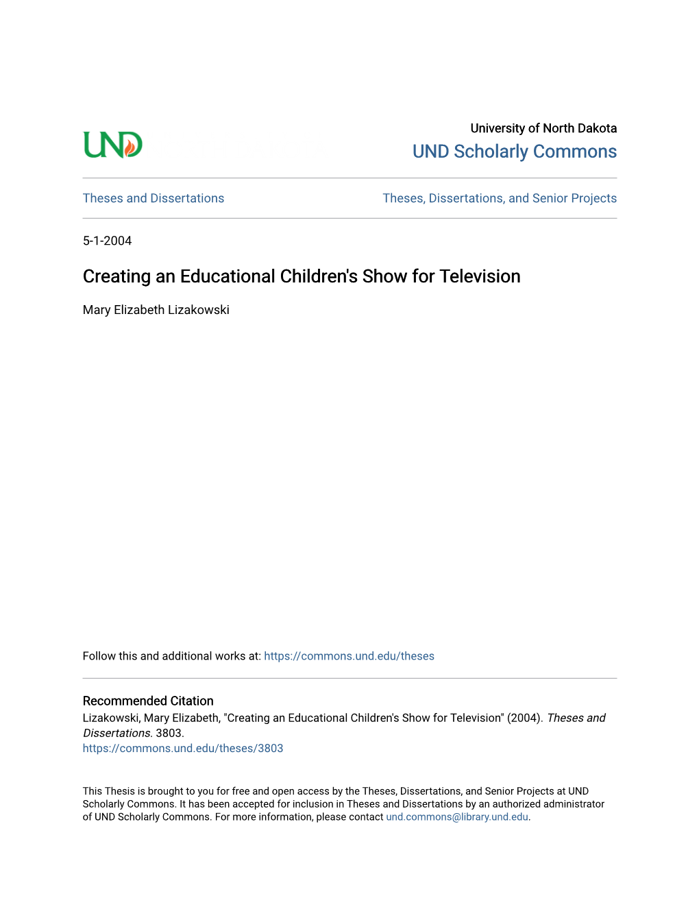 Creating an Educational Children's Show for Television