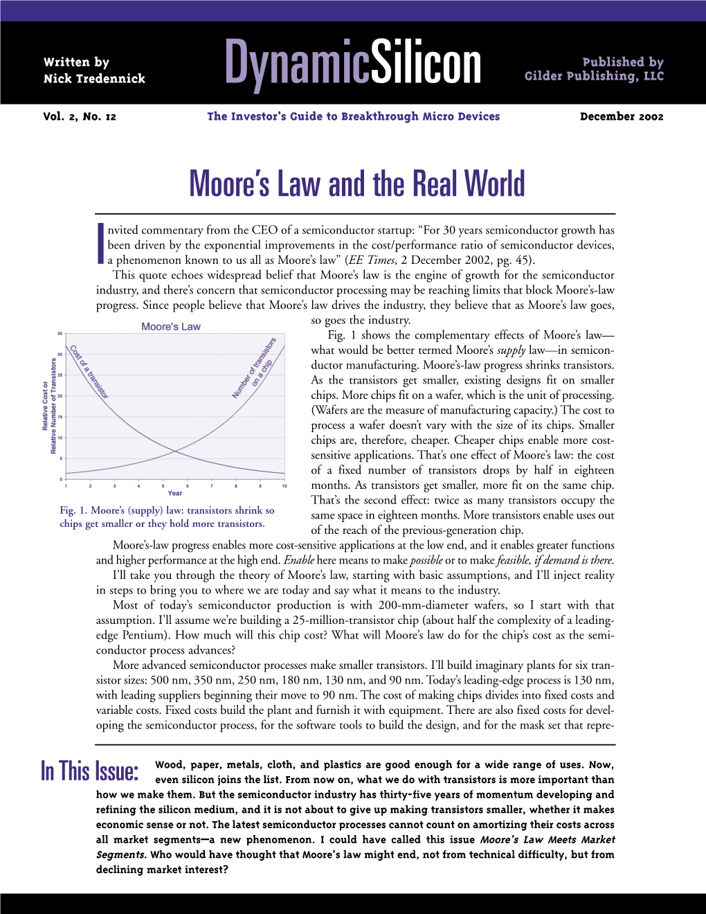Moore's Law & the Real World