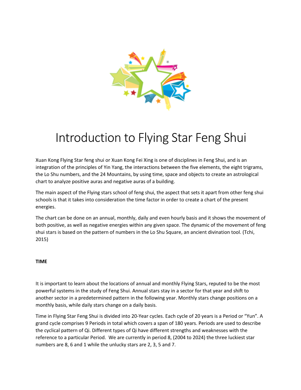 Introduction to Flying Star Feng Shui