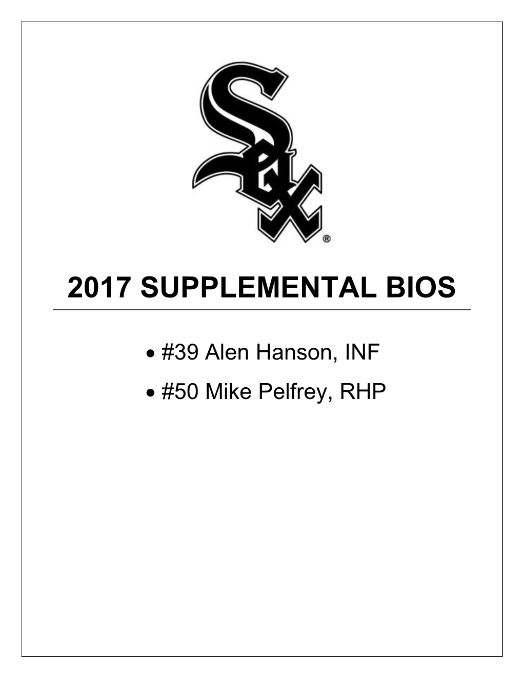 2017 Supplemental Bios