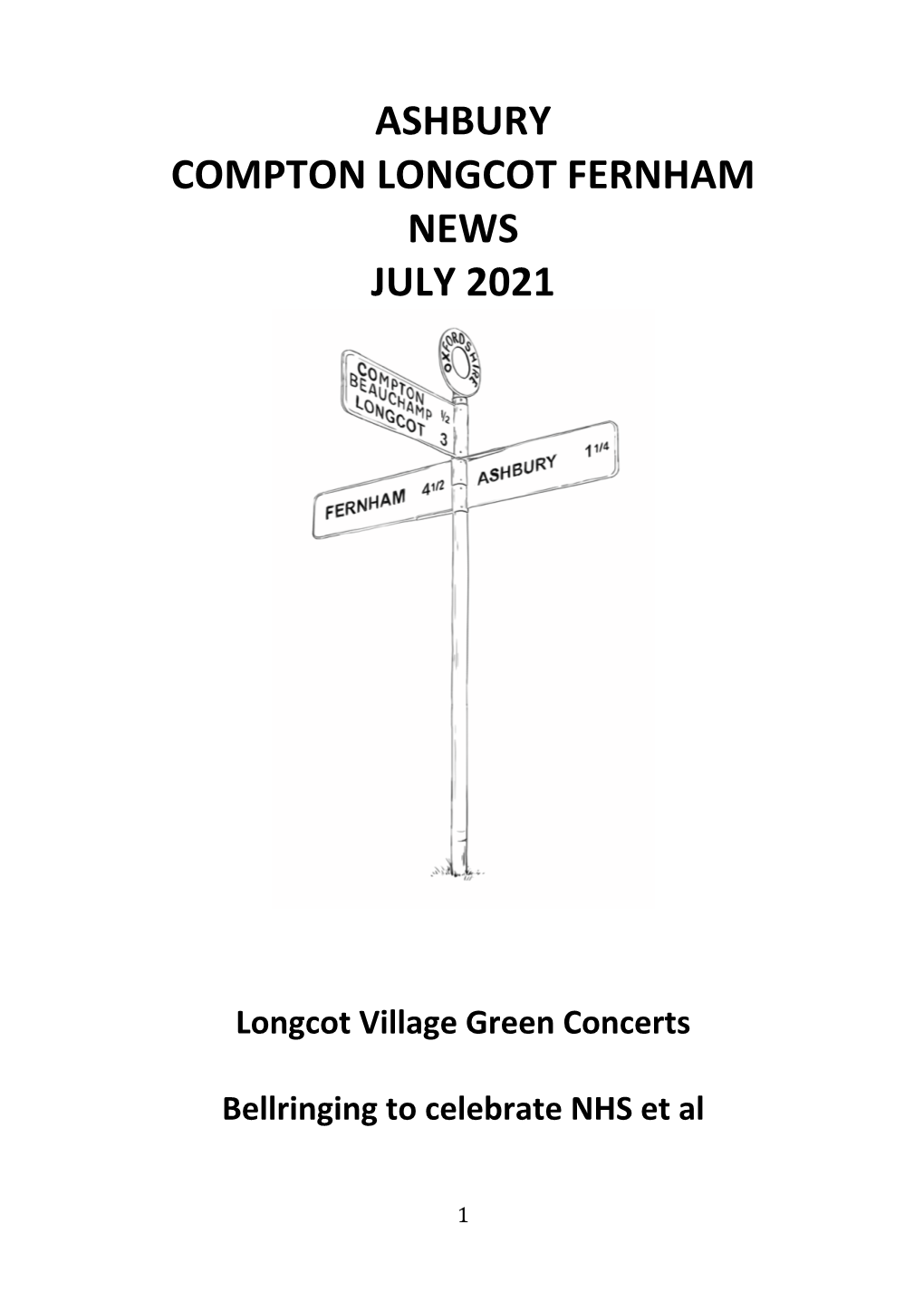 Ashbury Compton Longcot Fernham News July 2021