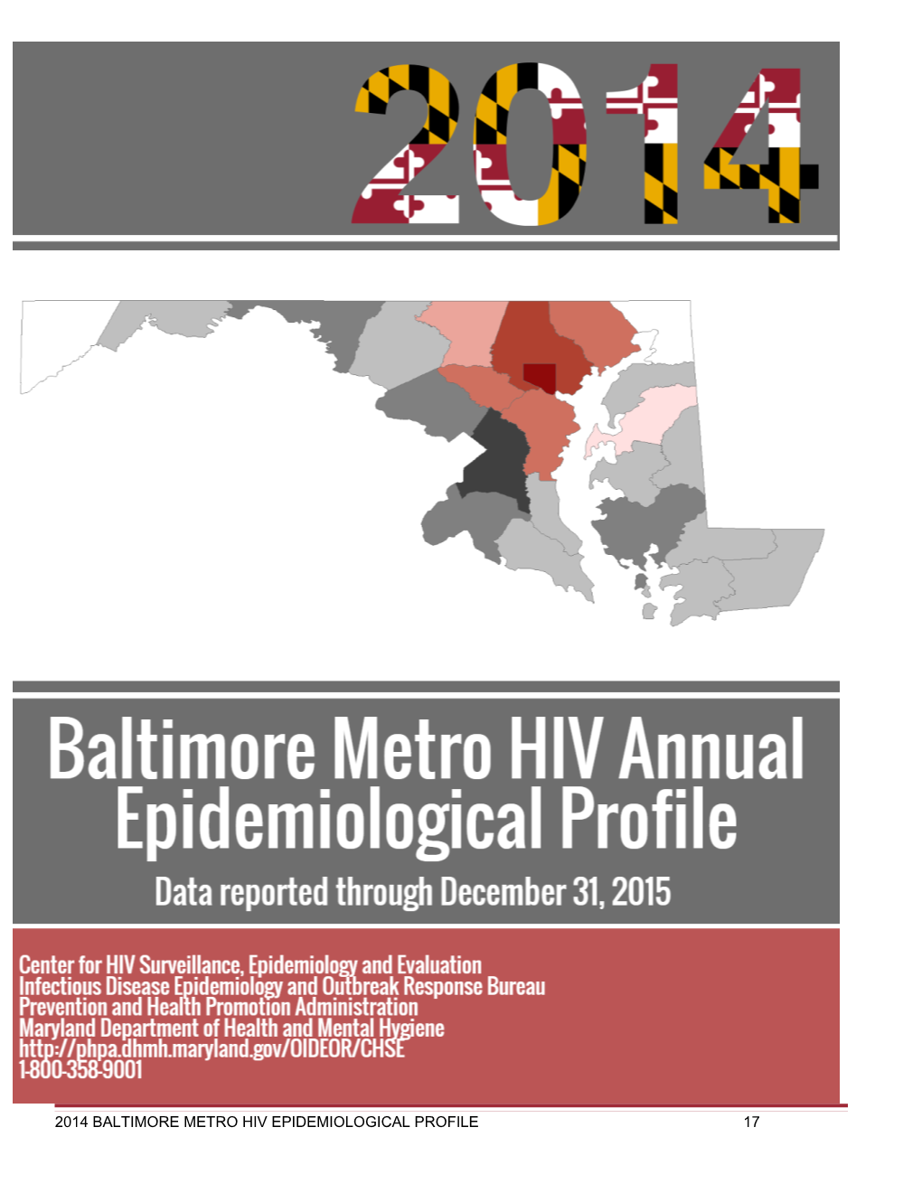 Maryland Annual HIV Epidemiological Profile