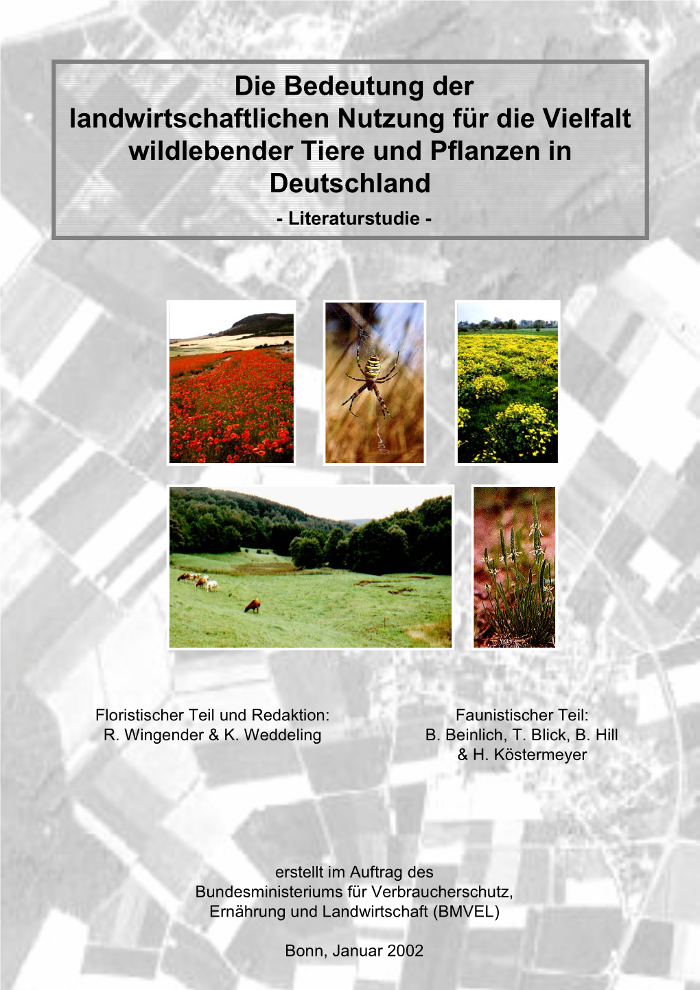 Die Bedeutung Der Landwirtschaftlichen Nutzung Für Die Vielfalt Wildlebender Tiere Und Pflanzen in Deutschland - Literaturstudie