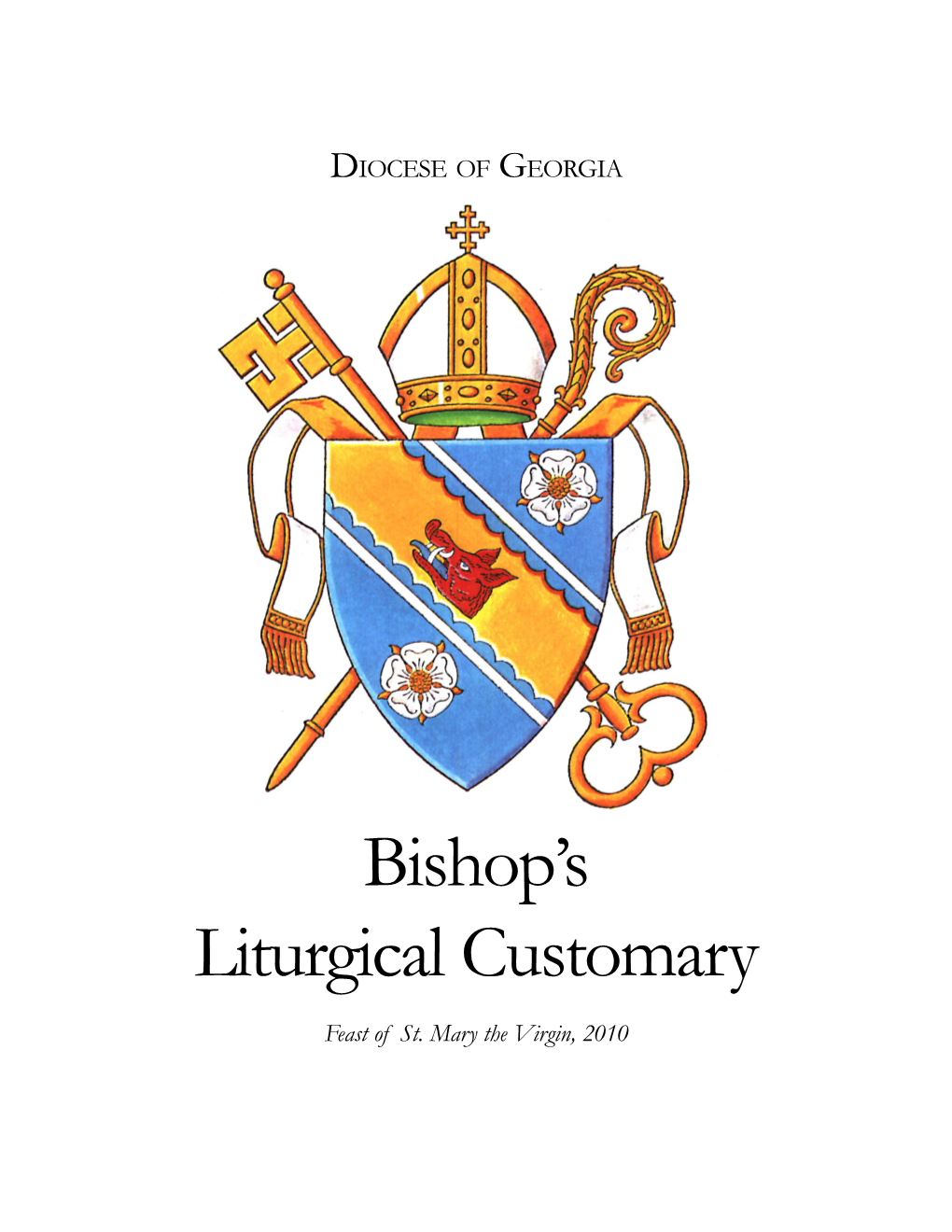 Diocese of Georgia Liturgical Customary