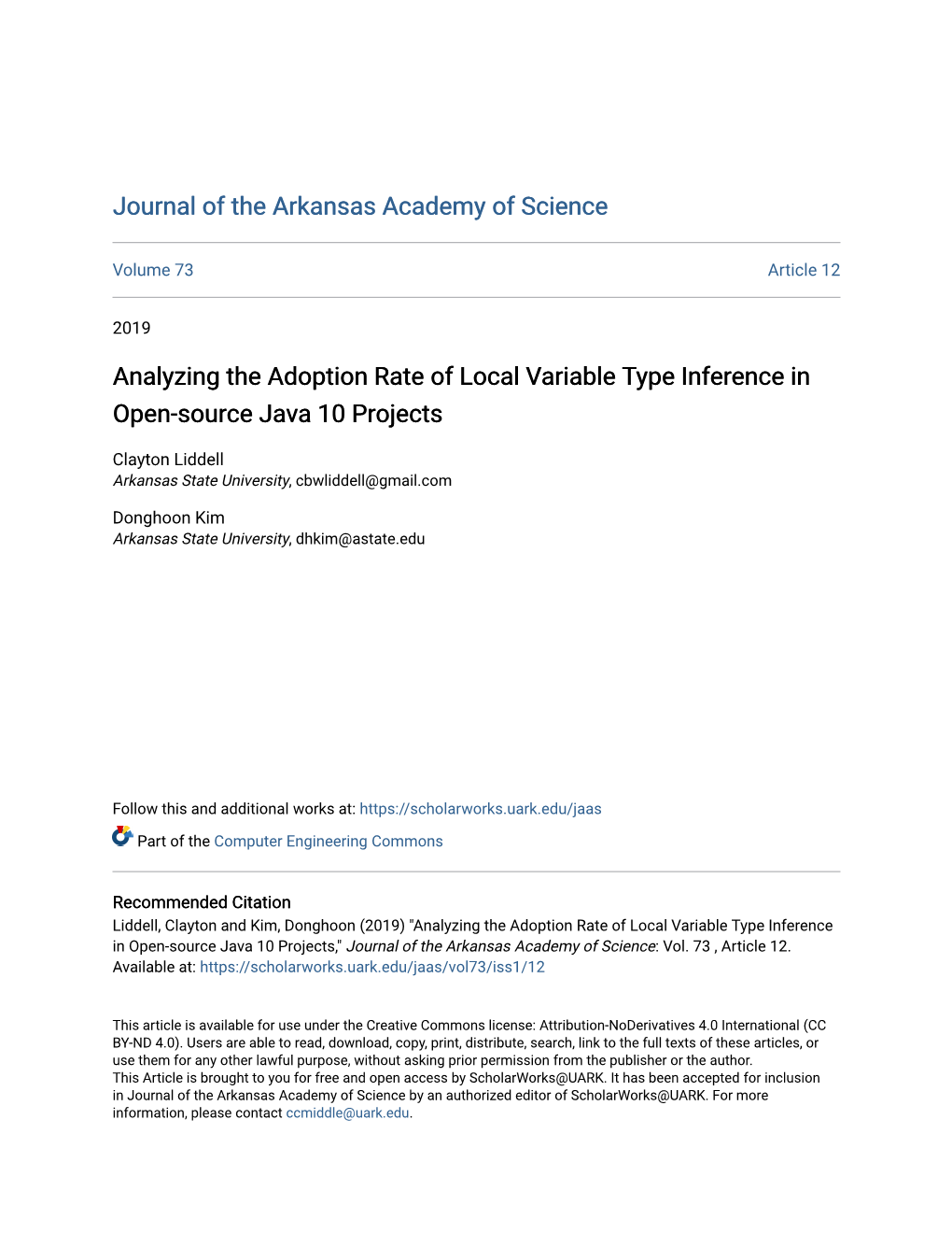 Analyzing the Adoption Rate of Local Variable Type Inference in Open-Source Java 10 Projects