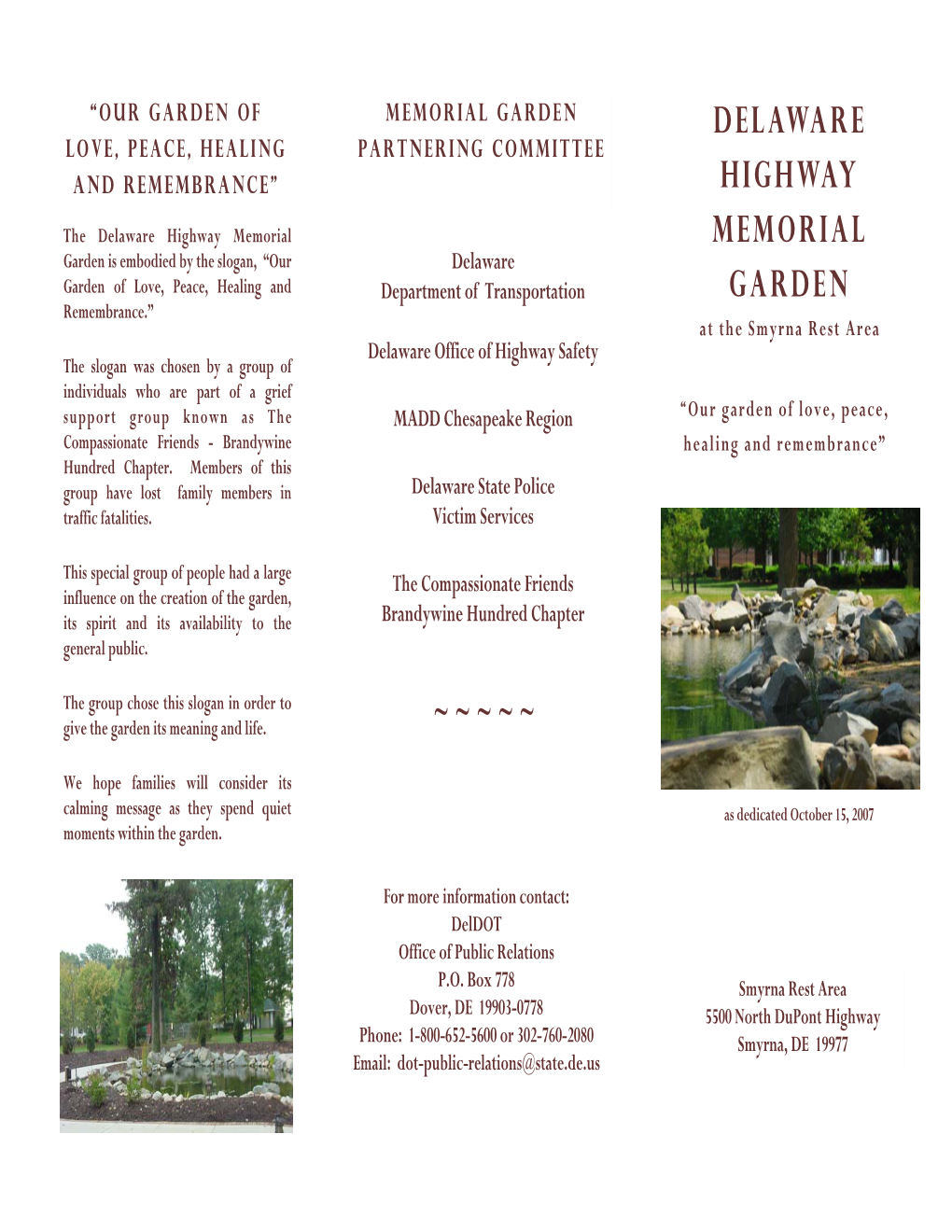 Memorial Garden Brochure.Pub