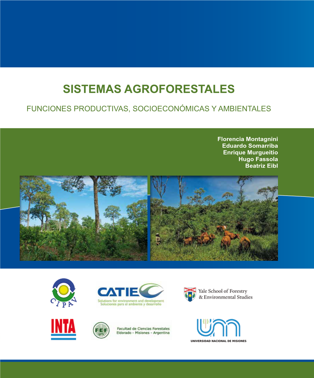 SISTEMAS AGROFORESTALES Los Recursos Naturales