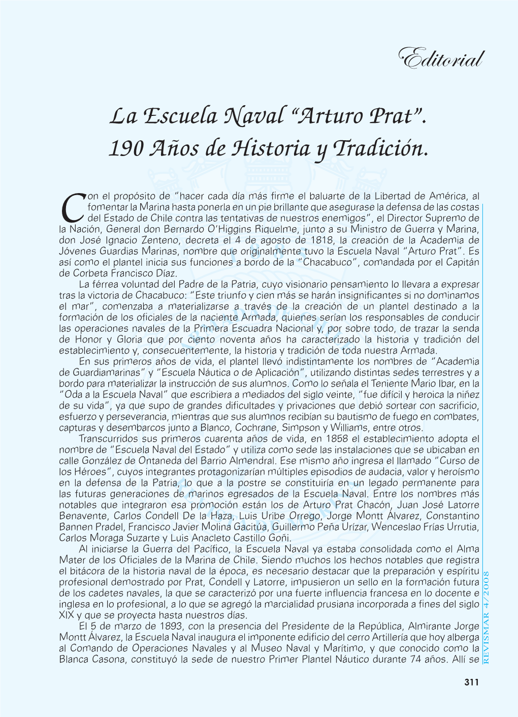 Editorial DEL ARTÍCULO