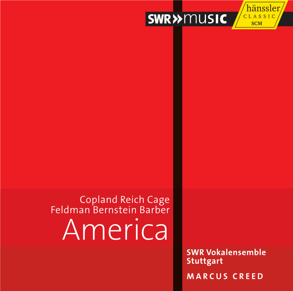 America SWR Vokalensemble Stuttgart MARCUS CREED 02 Amerika 03