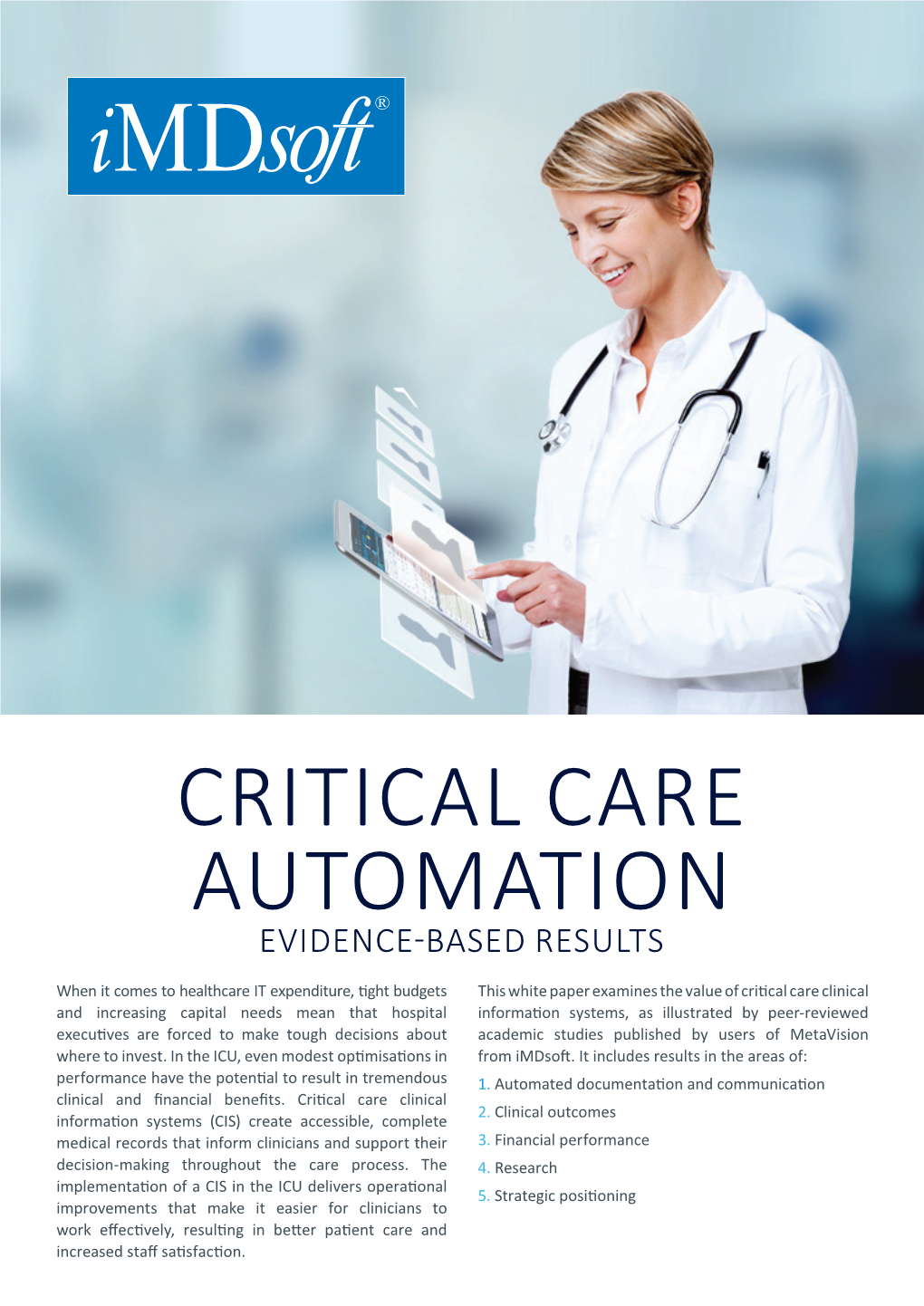 Critical Care Automation Evidence-Based Results