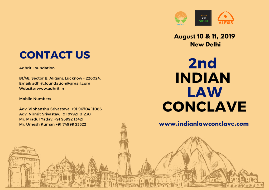 Indian Law Conclave 2019