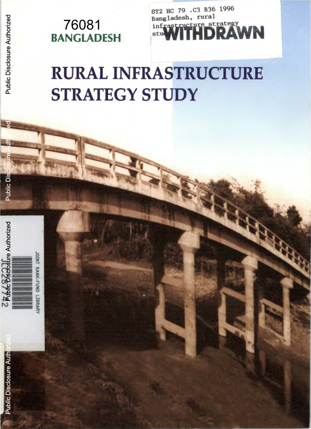 Bangladesh Rural Infrastructure Strategy Study