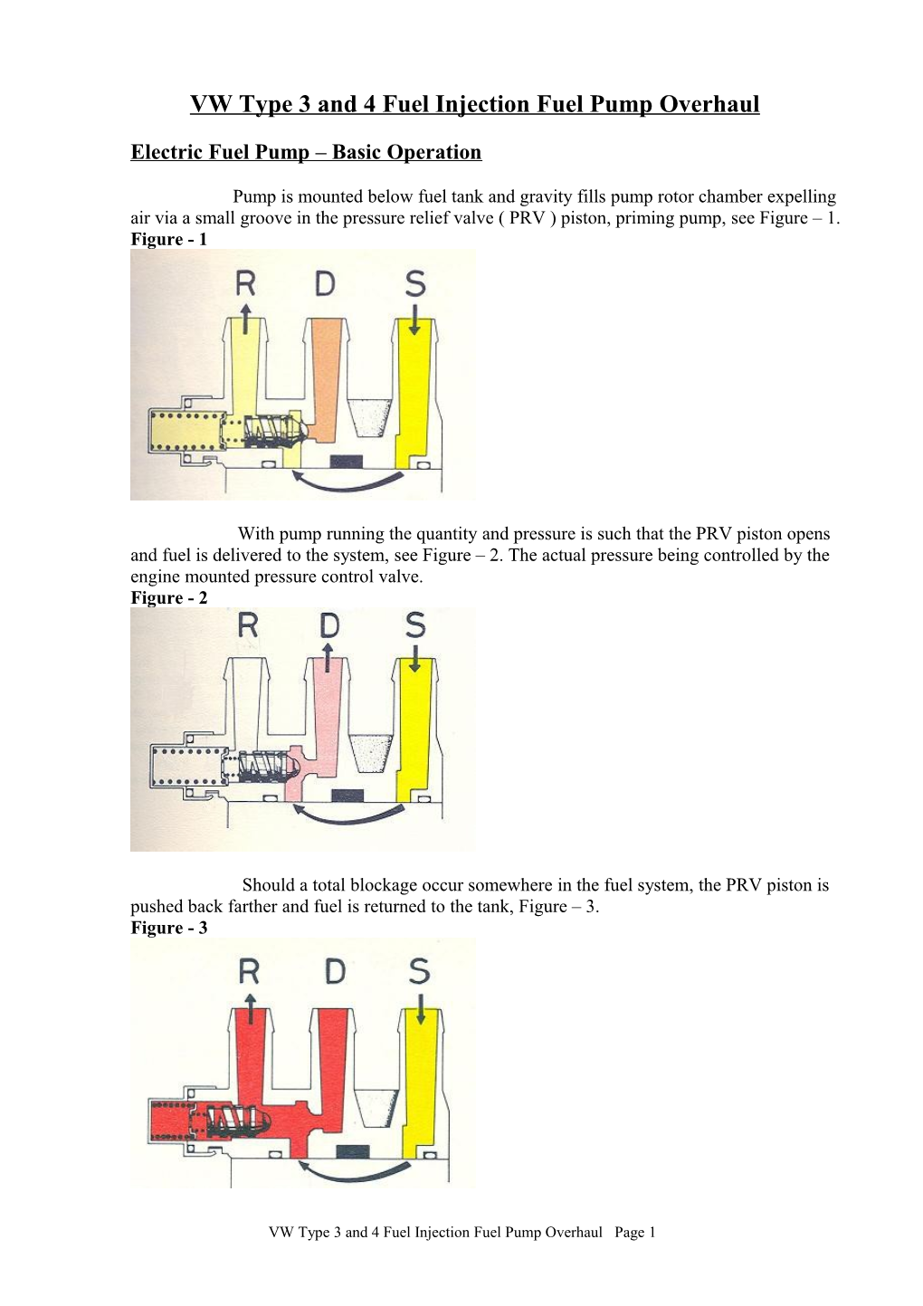 Electric Fuel Pump Basic Operation