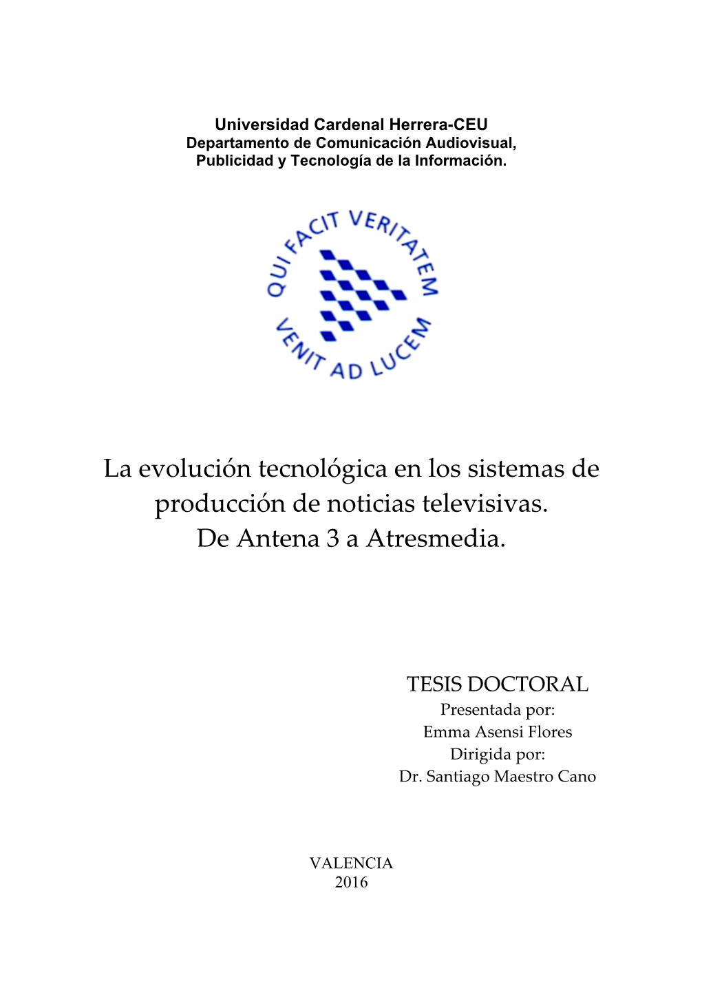 La Evolución Tecnológica En Los Sistemas De Producción De Noticias Televisivas