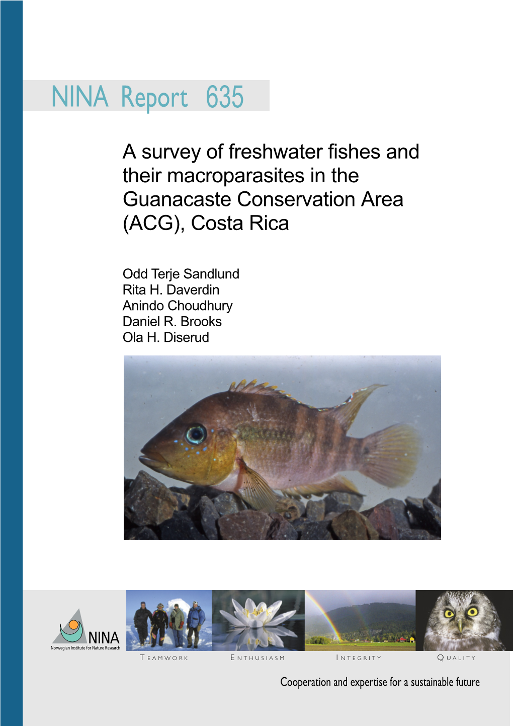 A Survey of Freshwater Fishes and Their Macroparasites in the Guanacaste Conservation Area (ACG), Costa Rica