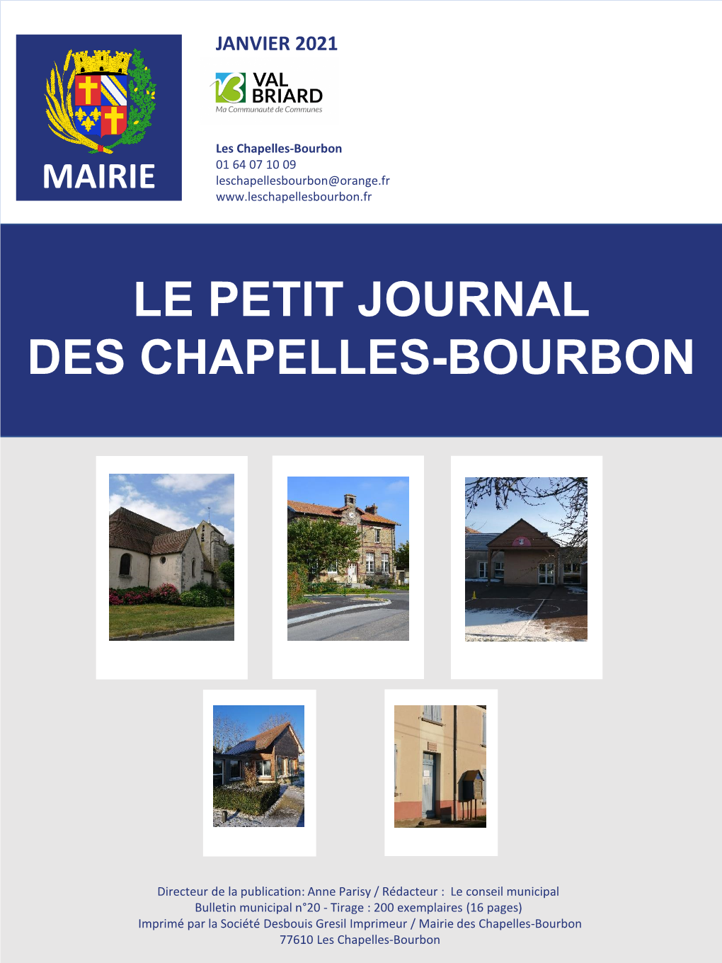 Le Petit Journal Des Chapelles-Bourbon