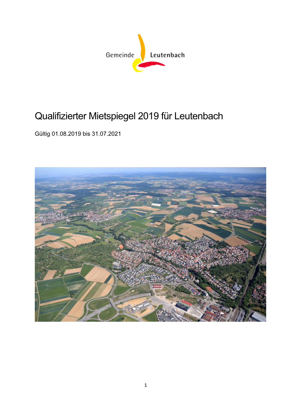 Qualifizierter Mietspiegel 2019 Für Leutenbach