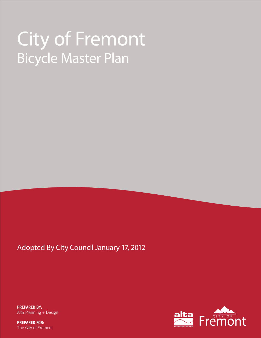 2012 Bicycle Master Plan