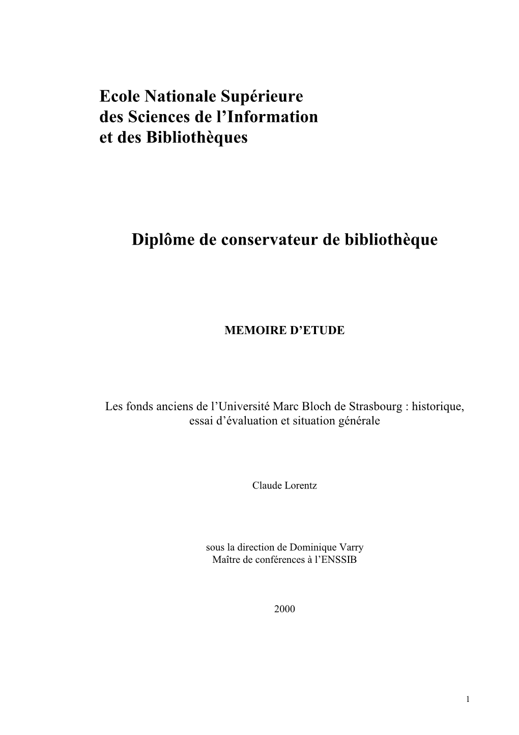 Les Fonds Anciens De L'université Marc Bloch De Strasbourg