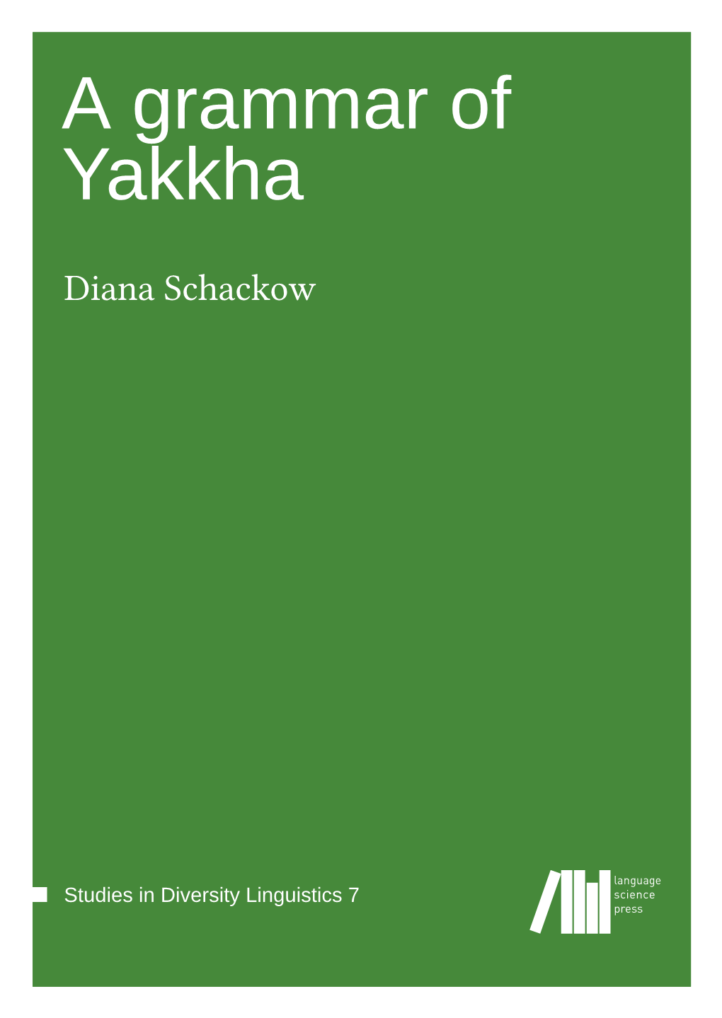 A Grammar of Yakkha